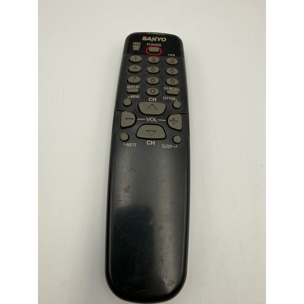 Sanyo FXFB TV Remote Control Black OEM Replacement Controller